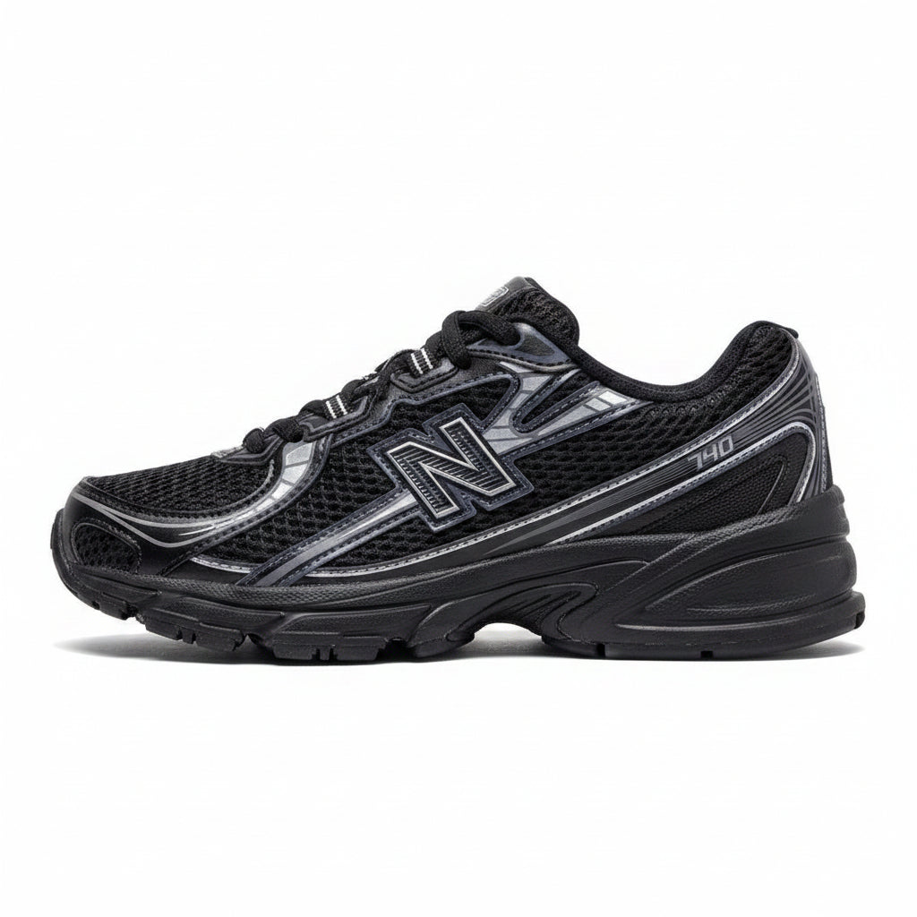 New Balance 740 Black Silver Metallic